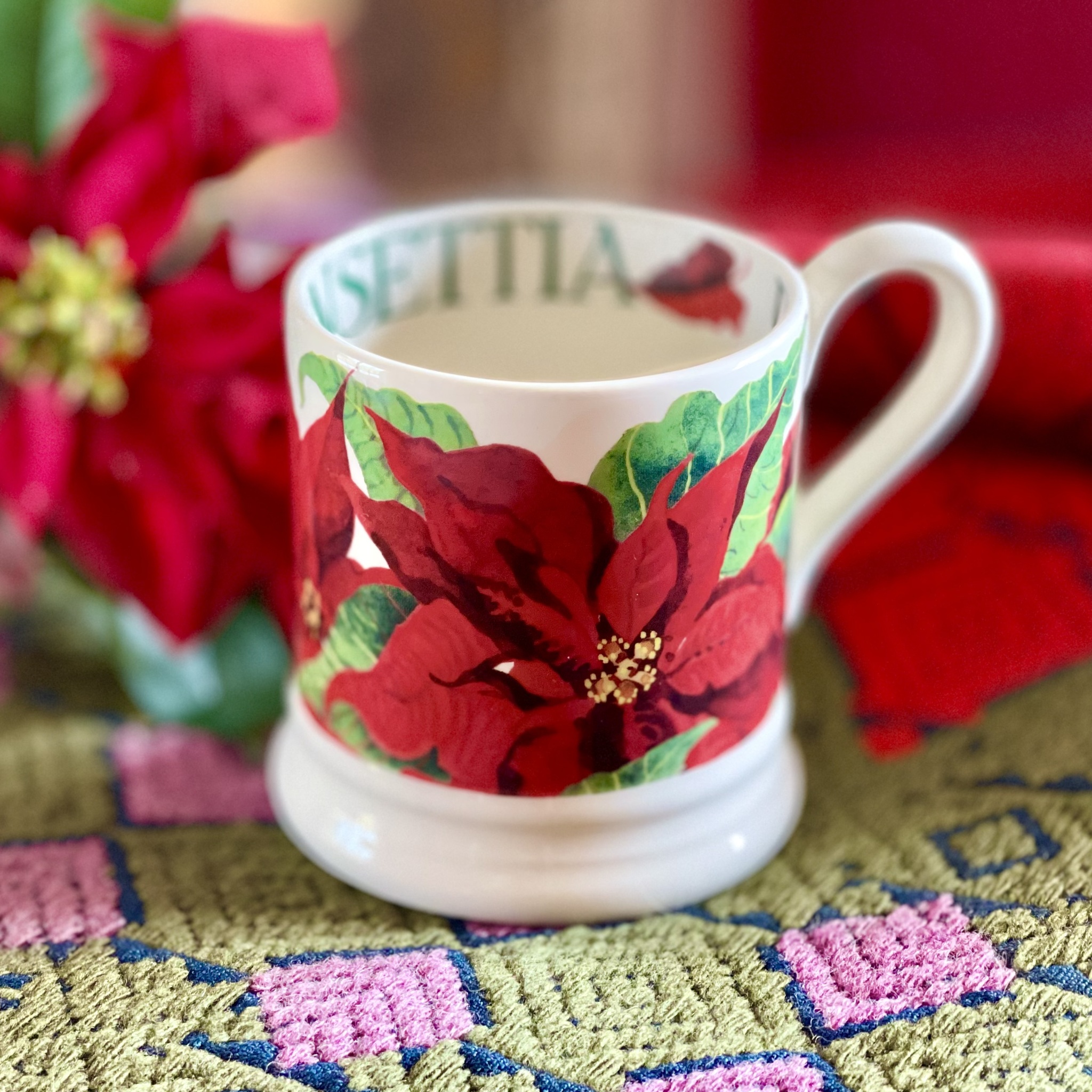 Porslinsmugg Emma Bridgewater Pointsettia