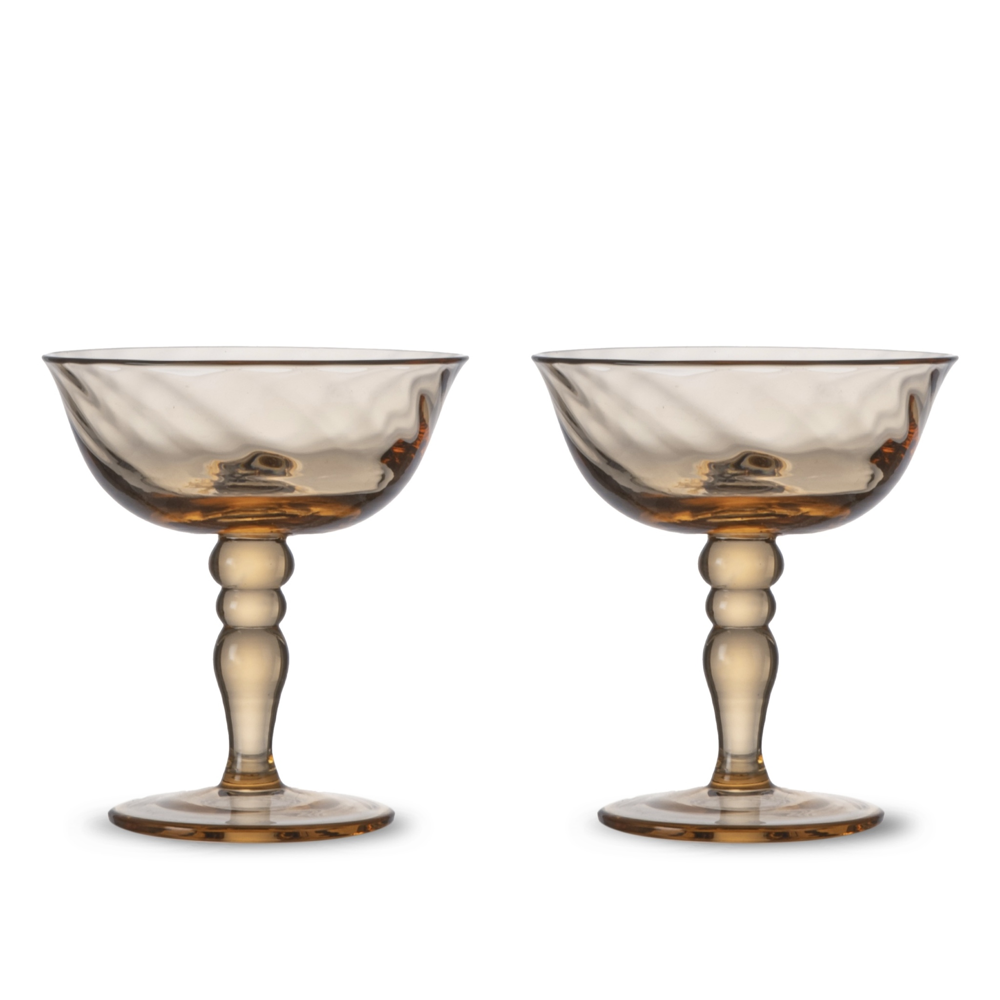 Munblåst champagnekupa 2-pack - Bild 3