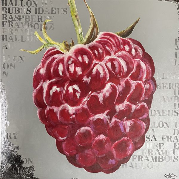 "Razzie" tavla akryl på canvas 80x80 cm