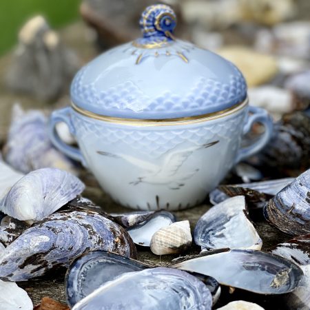 Sockerskål "Blå måsen" Bing & Grøndahl