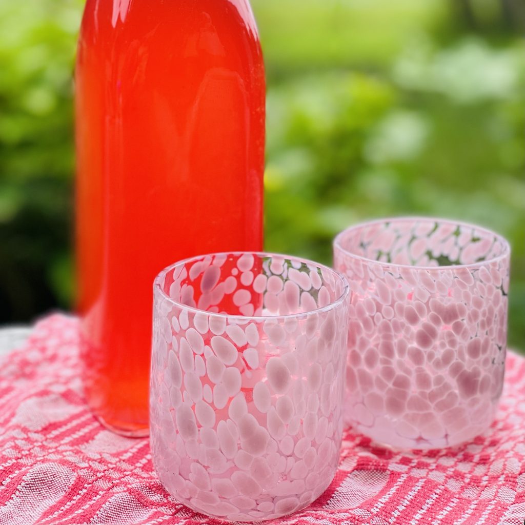2-pack rosa dricksglas