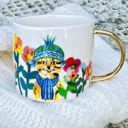 Mugg med guldöra "Kattis"