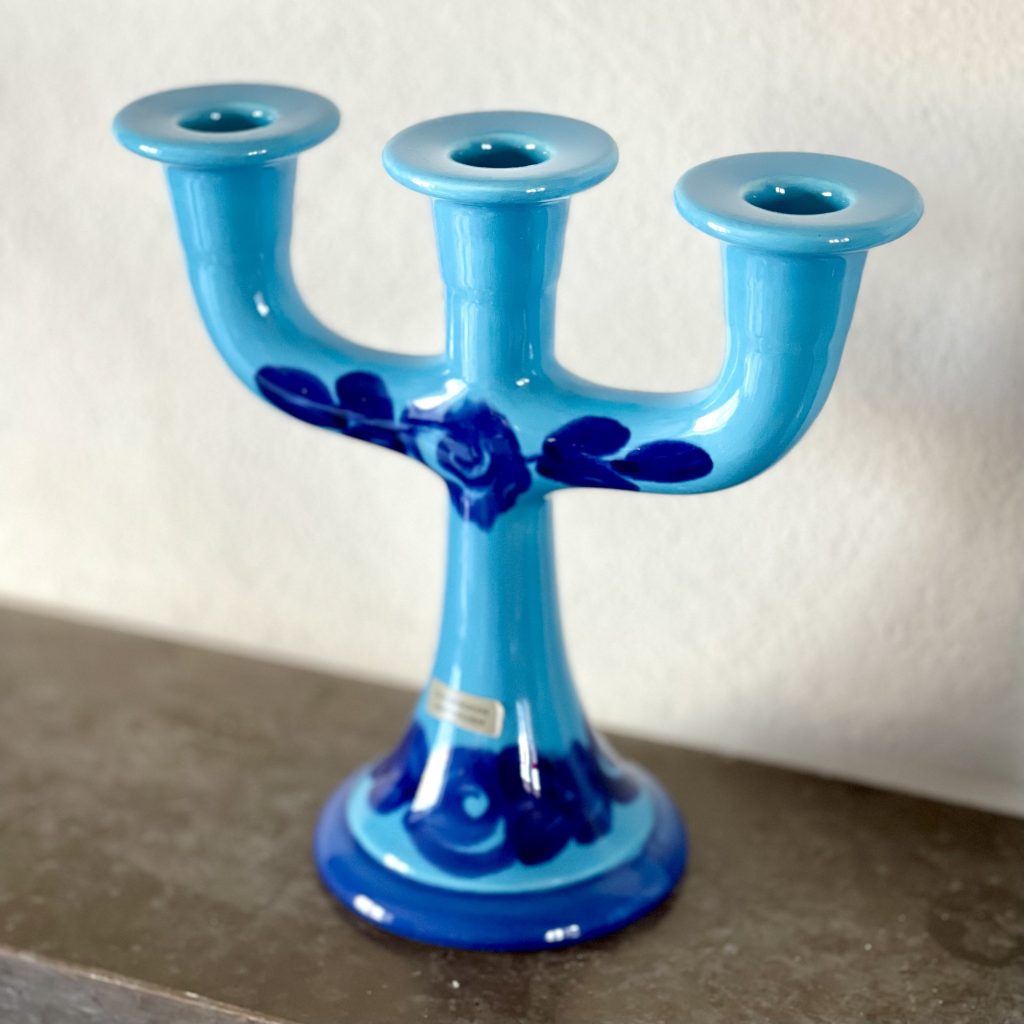 Trearmad ljusstake Guldkroken Märta Grunditz