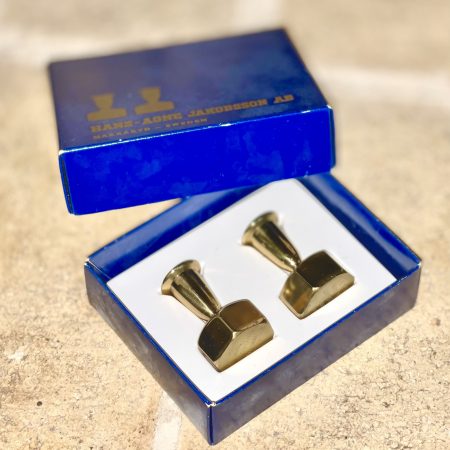 Ljusstakar mässing Hans-Agne Jakobsson Markaryd (nyskick i originalkartong)