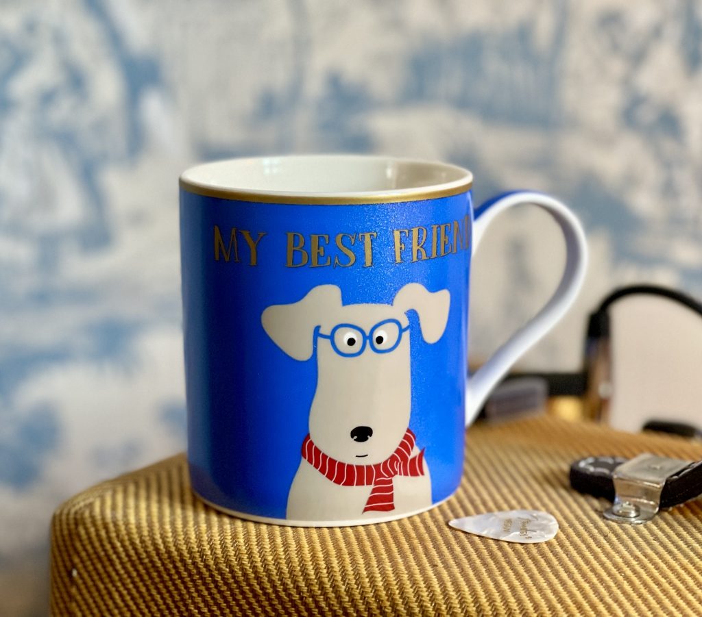 Kopp av porslin hund ?My best friend?