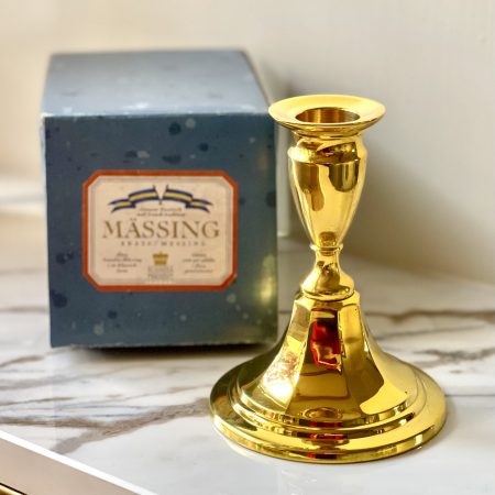 Ljusstake Scandia mässing NOS