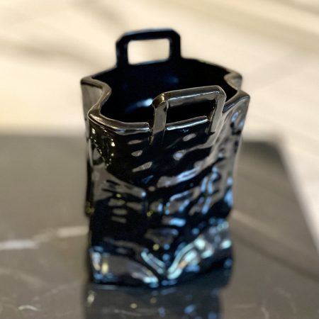 Vas porslin påse med handtag