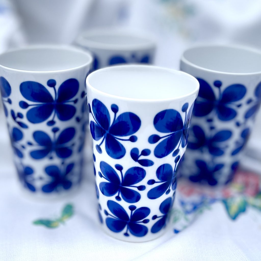 4 lattemuggar ?Mon Amie? Rörstrand Marianne Westman