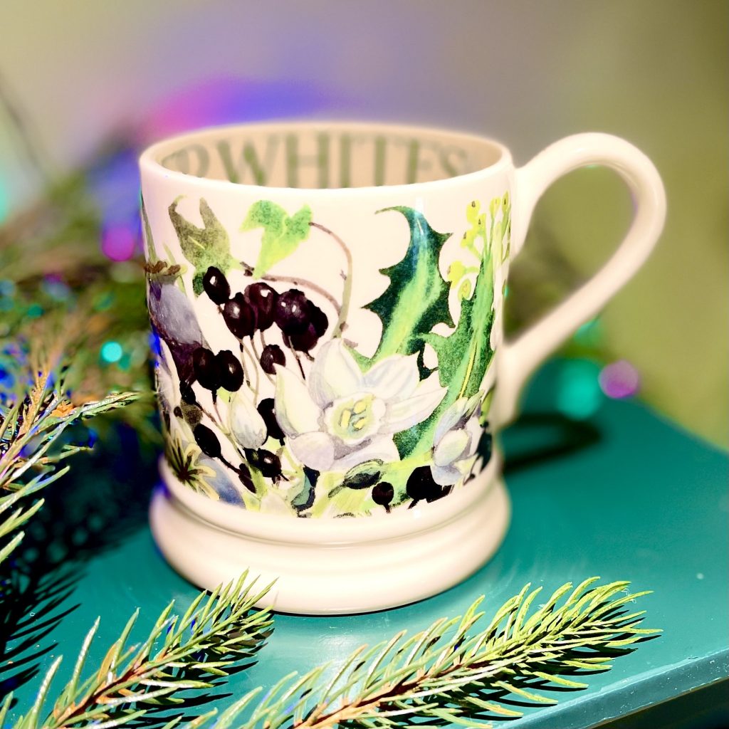 Porslinsmugg Emma Bridgewater "Winter Whites" NOS