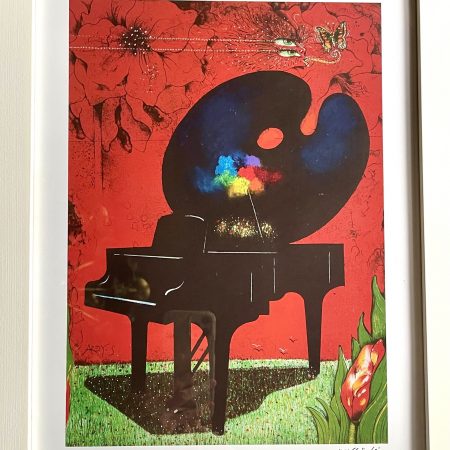 Poster Ardy Strüwer ?Målarens piano? 30x40