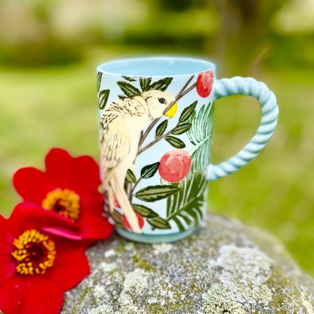 Kopp ?Papegoja Blå?