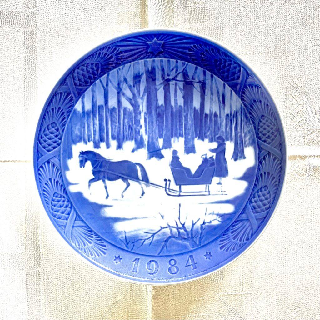 Jultallrik 1984 Royal Copenhagen "Bjældeklang"