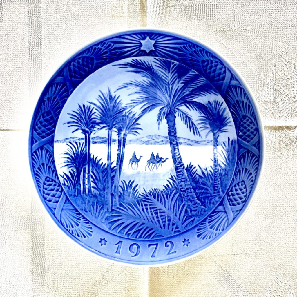 Jultallrik 1972 Royal Copenhagen "Østerland"