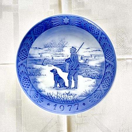 Jultallrik 1977 Royal Copenhagen "Immervad bro"