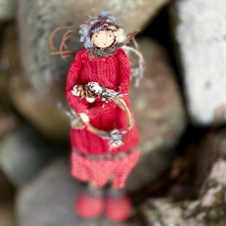 Ängel med långa ben 33 cm