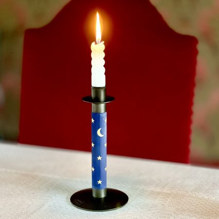 Ljusstake med stjärnor och måne