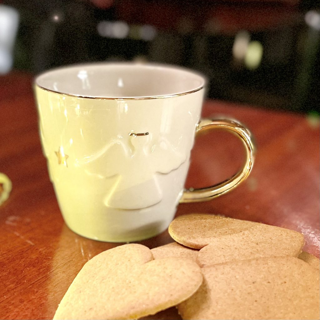 Kopp med guldkant "Ängel"