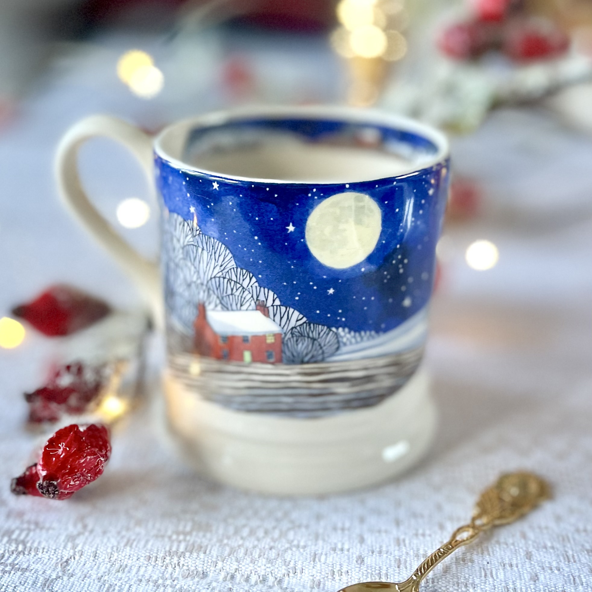 Mugg Emma Bridgewater Rådjur vinter - Bild 2