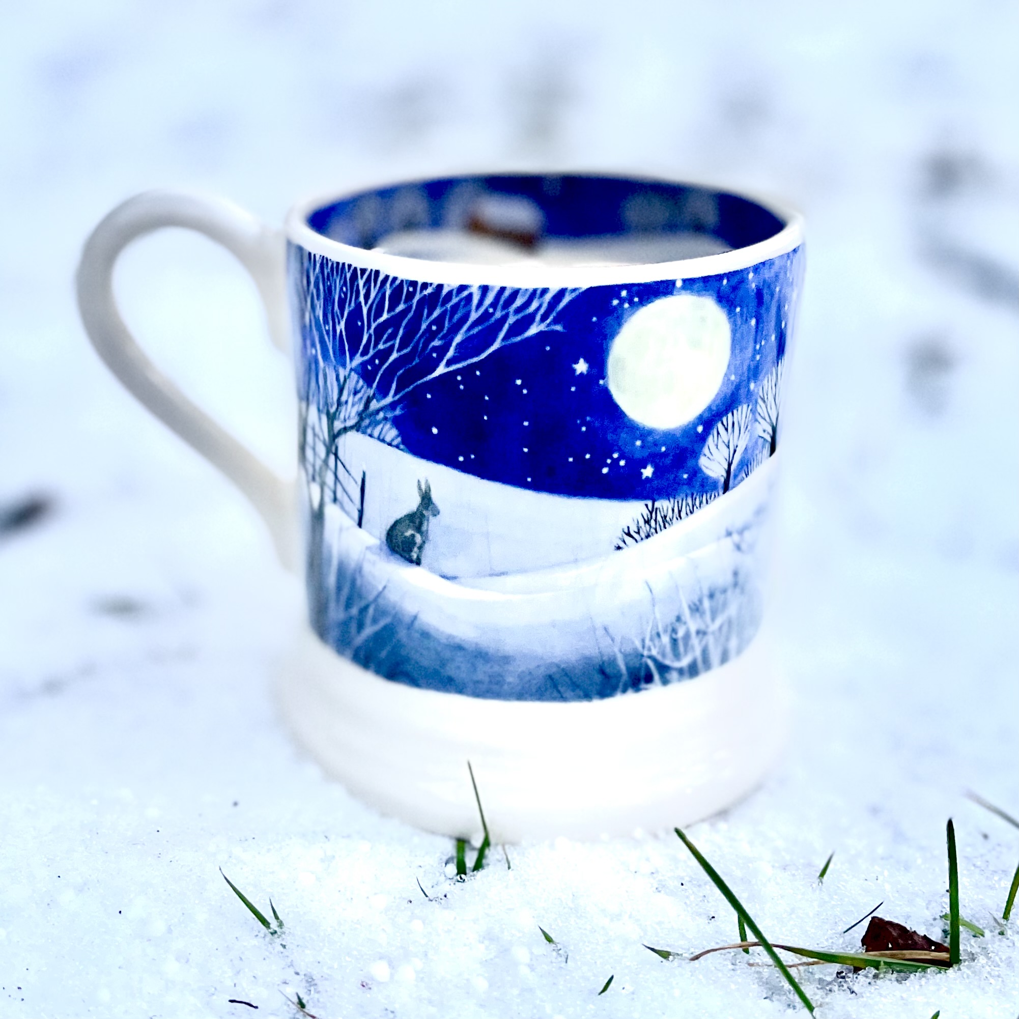 Mugg Emma Bridgewater Hare vinter 2:a sortering - Bild 2