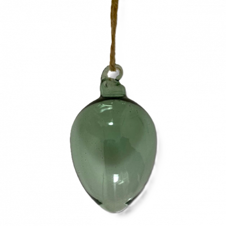 Påskdekoration glas grönt