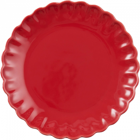 Assiett Mynte röd