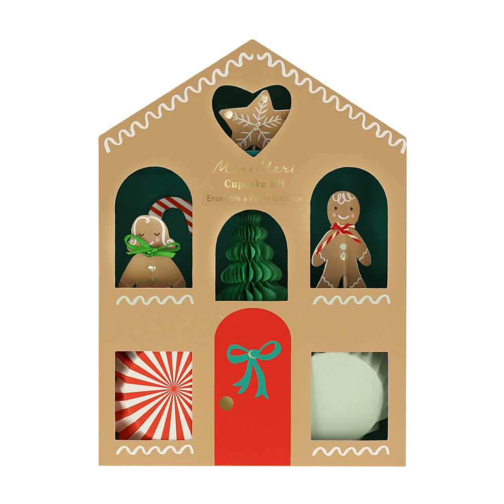 Cupcake kit "Pepparkakshus"