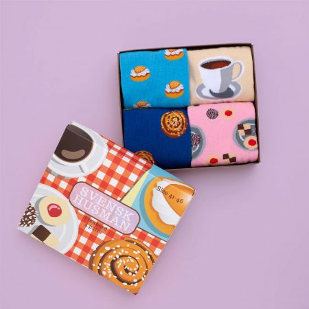 Strumpor 4-pack Fikabord stl 36-40