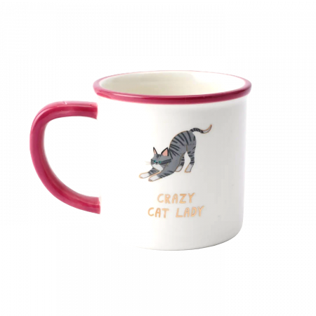 Mugg "Crazy Cat Lady"