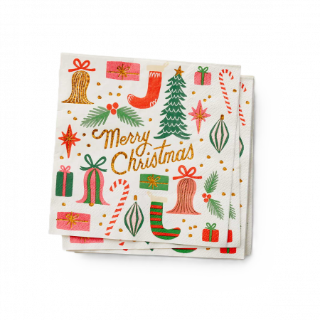 Servetter "Deck the Halls"